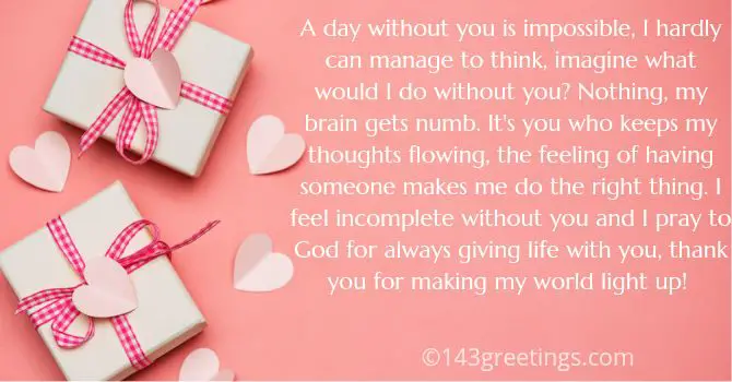 long sweet love messages for girlfriend