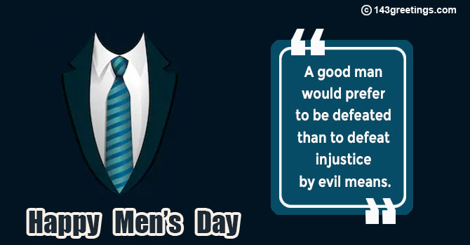 Mens Day Quotes