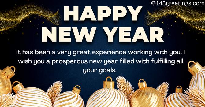 New Year Wishes for Business Partner