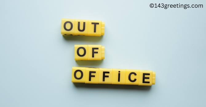 Out Of Office Email Template