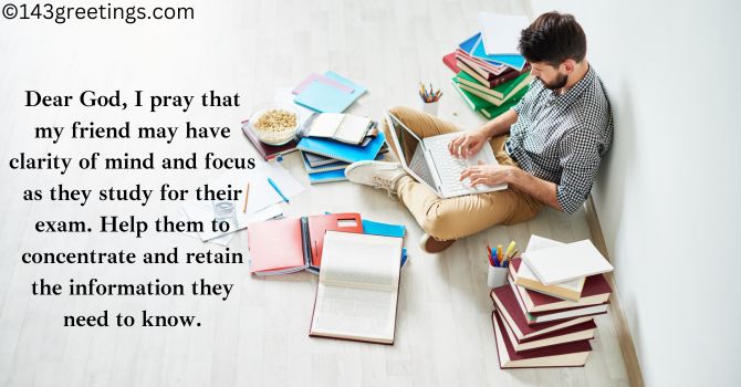 Powerful Prayer to Pass an Exam for a Friend