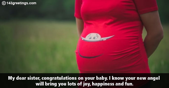 Pregnancy Congratulations Messages for Sister