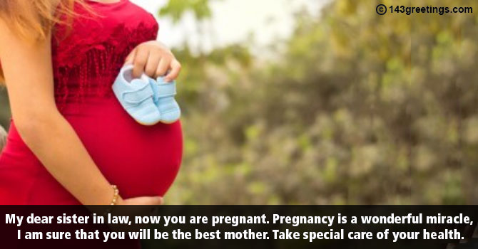 Pregnancy Wishes For Sister In Law