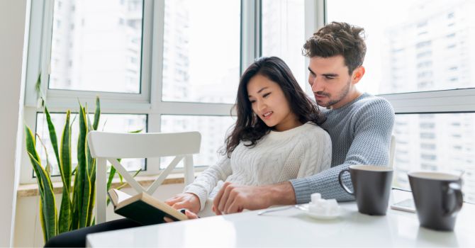 romantic message for him in the morning long distance