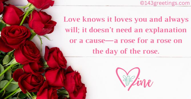 Rose Love Messages