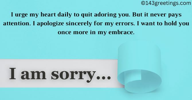 Sorry Message to Make Her Cry