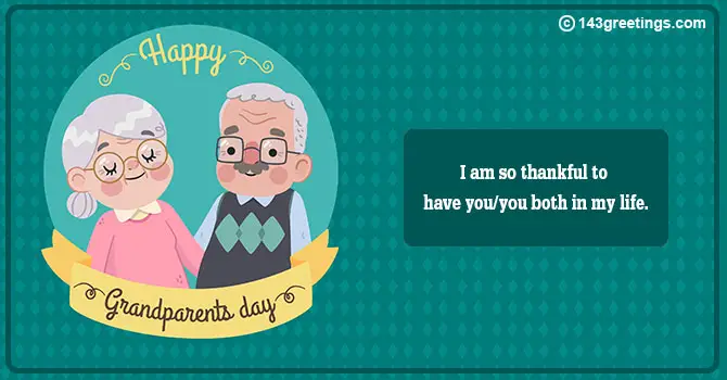 Sweet Messages for Grandparents