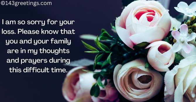 Sympathy Messages for Loss of Son