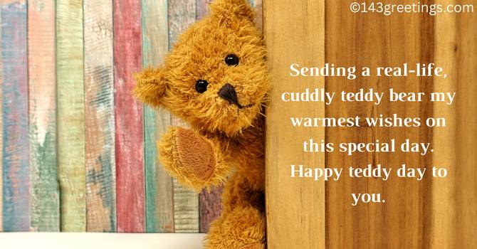 Teddy Day Messages for Wife