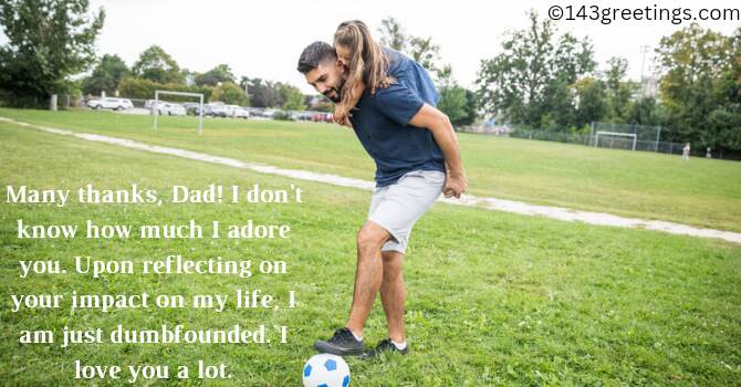 Thank You Dad Messages