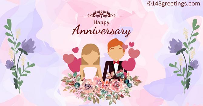 Wedding Anniversary Wishes card