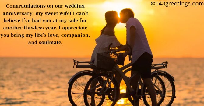 Wedding Anniversary Wishes for Wife