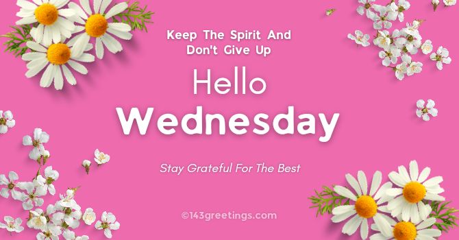 Wednesday wishes