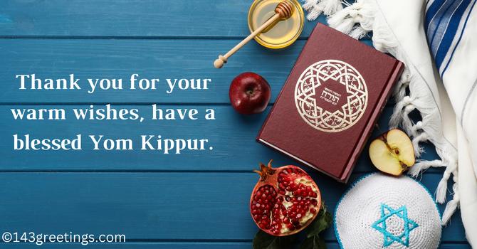 What to Say After Yom Kippur Ends