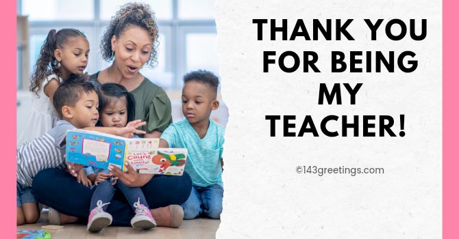 Words of Gratitude to Teachers 