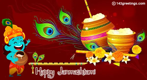 Cute Janmashtami Wishes