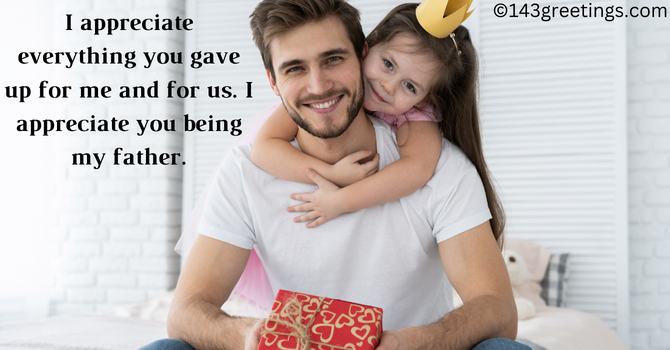 Appreciation Messages for Father