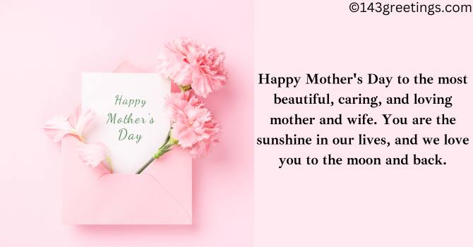 Funny Mother’s Day Quotes from Husband to Wife