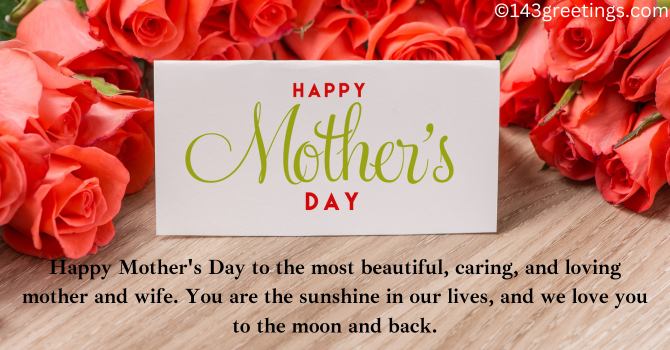 Mother’s Day Wishes and Messages for Wife