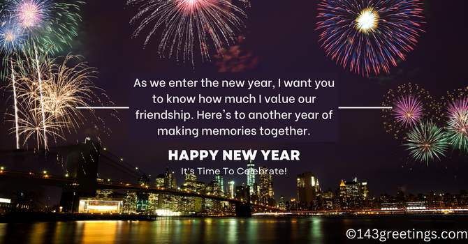 New Year Wishes for Friends