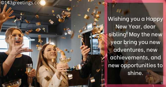 New Year Wishes to my Siblings