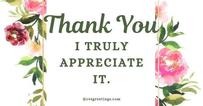 Words To Say Thank You and Appreciation
