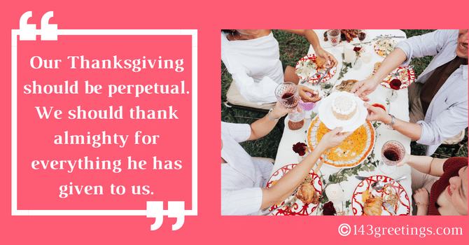 Inspirational Thanksgiving Messages