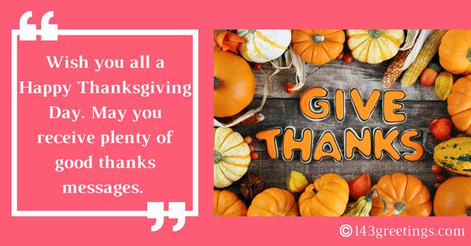 Thanksgiving Wishes for Facebook or Instagram