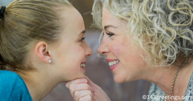 Long Valentine's Message for Mom
